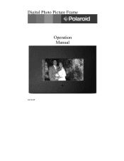 Polaroid IDF0720 Operation Manual