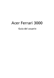 Acer Ferrari 3000 Ferrari 3000 User's Guide ES