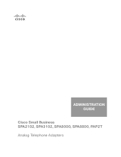 Cisco SPA8000-G1 Administration Guide