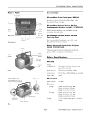 Epson PictureMate Deluxe Product Information Guide