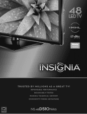 Insignia NS-48D510NA15 Information Brochure (English)