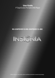 Insignia NS-D9PDVD15 User Manual (English)