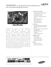 Samsung UN46B6000VFXZA Brochure