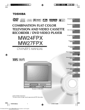 Toshiba MW24FPX Owners Manual