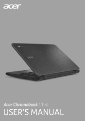 Acer Chromebook 11 N7 CB311-7HT User Manual