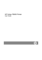 HP Scitex FB950 HP Scitex FB950 - User Guide