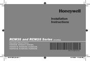 Honeywell RCW3504N1001/N Owner's Manual