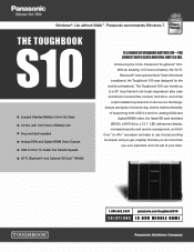 Panasonic Toughbook S10 Spec Sheet