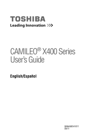 Toshiba PA3974U-1C0K Camileo X400 User Guide