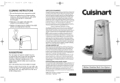 Cuisinart SCO-60 SCO-60 Manual
