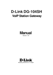 D-Link DG-104SH Product Manual