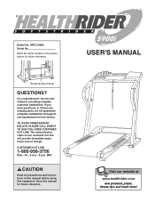 HealthRider S900i English Manual
