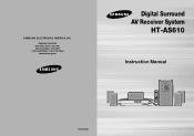 Samsung HT-AS610 Quick Guide (easy Manual) (ver.1.0) (English)