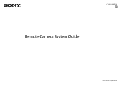 Sony BRC-X400 Remote Camera System Guide