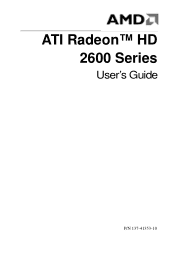 ATI HD2600 User Guide