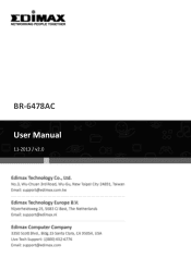 Edimax BR-6478AC User Manual