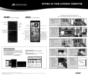 Gateway LX6200 8513029R - Gateway Setup Guide