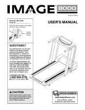 Image Fitness 800q Treadmill English Manual