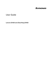 Lenovo E4430 (Ukrainian) User Guide