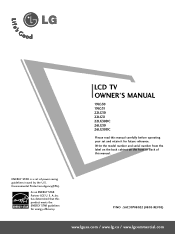 LG 26LG30 Owner's Manual (English)