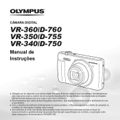 Olympus VR-340 VR-350 Manual de Instru败s (Portugu鱩
