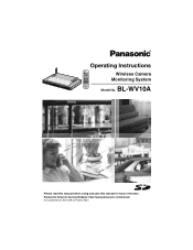 Panasonic BL-WV10A BL-MS103A Owner's Manual (English)