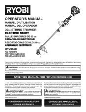 Ryobi RY29550 Operator's Manual