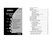 Uniden WNR2004 English Owners Manual