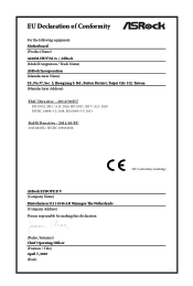 ASRock A620M-HDV/M.2 CE Declaration of Conformity