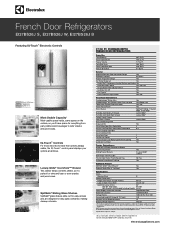 Electrolux EI27BS26JW Product Specifications Sheet (English)