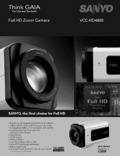 Sanyo VCC-HD4600 VCC-HD4600 Brochure