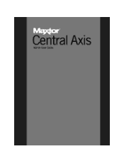 Seagate Maxtor Central Axis Business Edition Maxtor Central Axis Admin User Guide