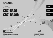 Yamaha CRX-B370 CRX-B370_B370D Owners Manual