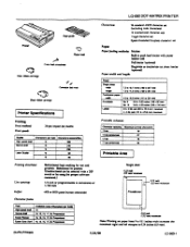 Epson LQ-860 Product Information Guide
