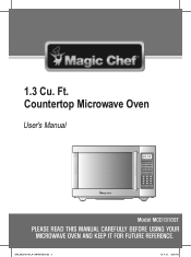 Magic Chef MCD1310ST User Manual