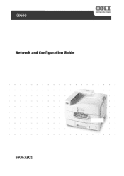 Oki C9600n Guide:  Network User's, OkiLAN 8200e