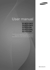 Samsung S27E310H User Manual