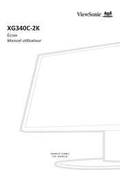 ViewSonic XG340C-2K User Guide Francais