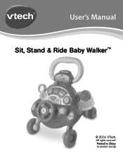 Vtech Sit Stand & Ride Baby Walker User Manual