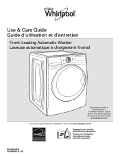 Whirlpool WFW8740DW Use & Care Guide
