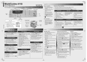 Xerox 4118P Quick Reference Poster