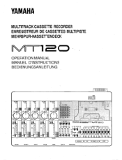 Yamaha MT120 Owner's Manual (image)