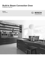Bosch HSLP451UC Installation Instructions