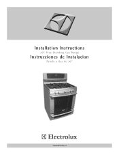 Electrolux EI30GF55GB Installation Instructions