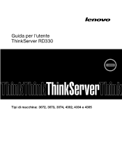 Lenovo ThinkServer RD330 (Italian) Installation and User Guide