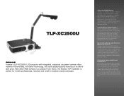 Toshiba TLP-XC2500U Brochure