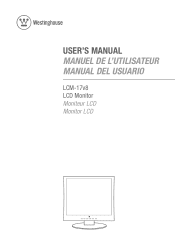 Westinghouse LCM17V8 User Manual