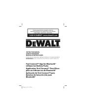 Dewalt DCB203BT Instruction Manual