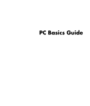 HP Pavilion a800 PC Basics Guide
