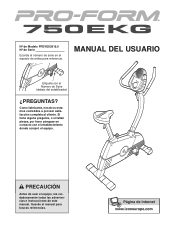 ProForm 750 Ekg Bike Spanish Manual